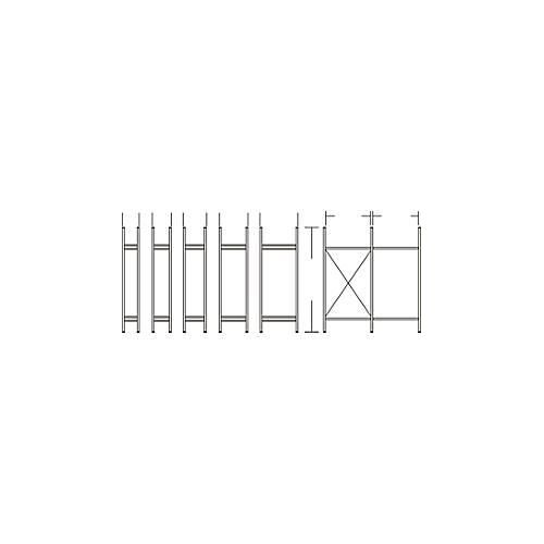 Regalsystem R 3000, Rahmen, H 2278 x T 300 mm