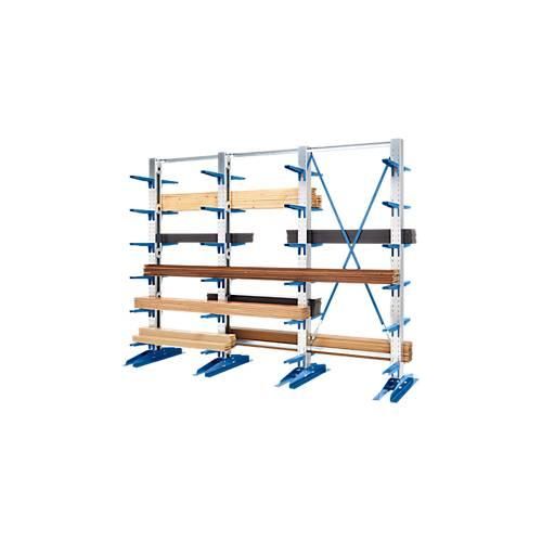 Kragarmregal KRM, 3000 x 5000 mm, Kragarm 400 mm