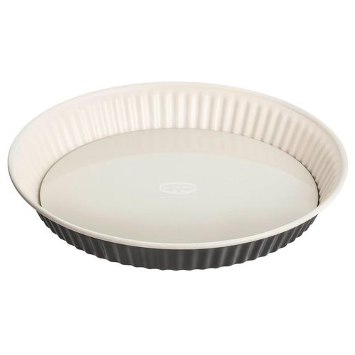 Dr.Oetker Backform Exclusive , Grau-Braun/Creme , Metall , antihaftbeschichtet , Backen, Backformen, Backformen-Sets