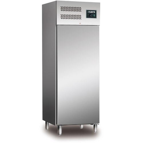 SARO Gewerbekühlschrank - 2/1 GN, Modell TORE GN 700 TN Gewerbekühlschrank, Gastro Kühlschrank, Edelstahl, Volltür, Digitale Temperaturkontrolle, Restaurant, Imbiss, Großküche, Lagern, Kühlen
