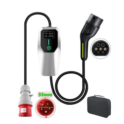 6M 11KW 3-Phasig 55mm E-Auto Ladekabel Ladegerät Elektroauto Typ 2 6-16A 6M allgemein