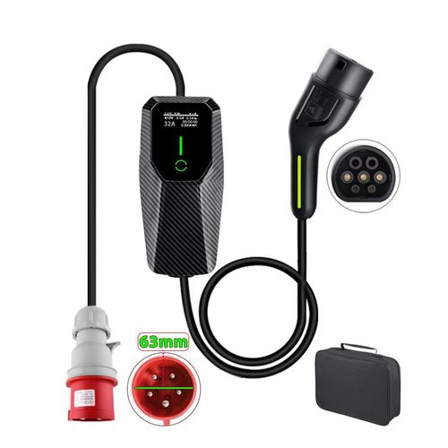 5M 22KW 3-Phasig 63mm E-Auto Ladekabel Ladegerät Elektroauto Typ 2 6-32A 5M allgemein