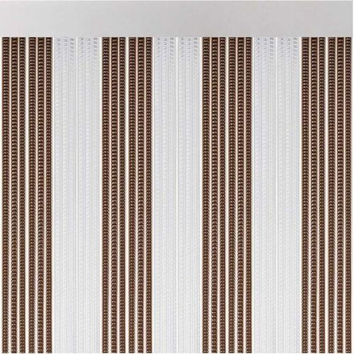Vorhang Acudam Lisboa Türen Kristall Braun Außenbereich PVC Aluminium 90 x 210 cm