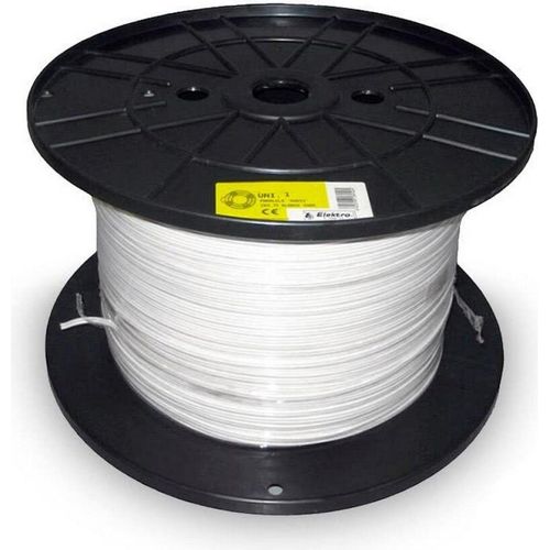 Kabel Sediles 2 x 1 mm Weiß 500 m Ø 400 x 200 mm