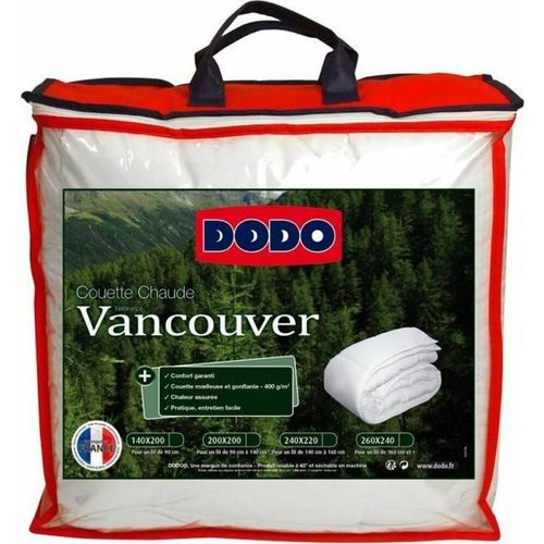 Bettdecke DODO Vancouver Weiß 400 g /m² 140 x 200 cm