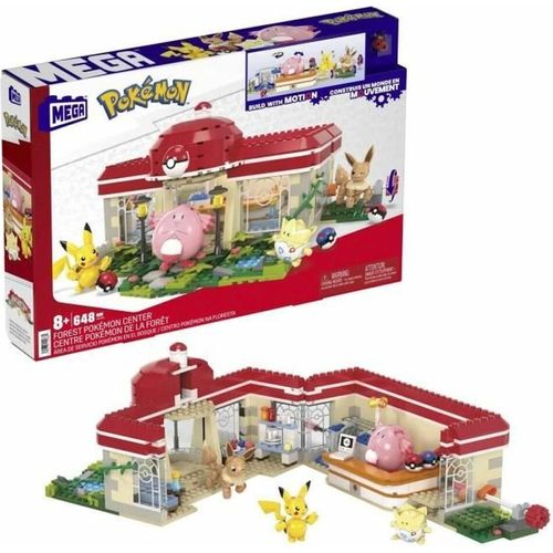 Baukasten Pokémon Mega Construx - Forest Pokémon Center 648 Stücke