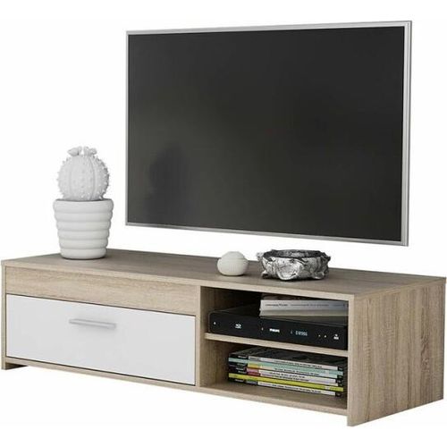 TV-Möbel PILVI PCOT11-Q45F Weiß Holz