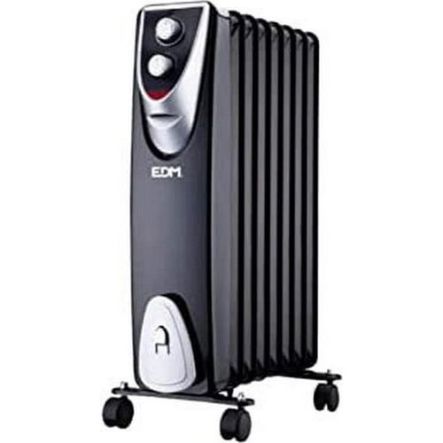 Heizkörper EDM 07127 Black Edition Schwarz/Grau 1500 W