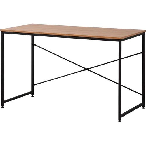 Schreibtisch EDM 75195 Schwarz Holz Metall 120 x 60 x 74 cm