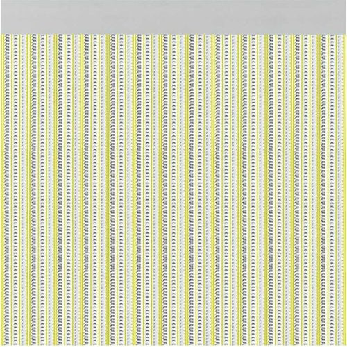 Vorhang Acudam Brescia Türen Gelb Außenbereich PVC Aluminium 90 x 210 cm