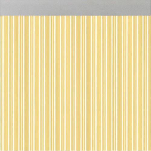 Vorhang Acudam Ferrara Türen Gelb Durchsichtig Außenbereich PVC Aluminium 90 x 210 cm