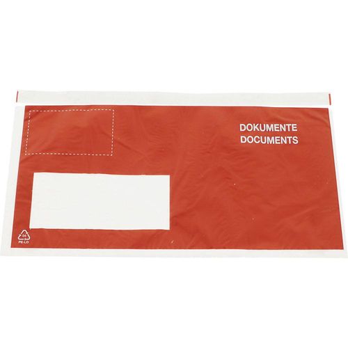 ratioform Dokumententasche DIN lang, VE 250 Stk, Länge 230 mm, Fenster links, blickdicht, ab 10 VE