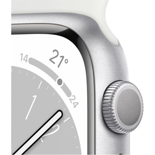 Apple Watch Series 8 (GPS + Cellular) - 45 mm - Silver Edelstahl