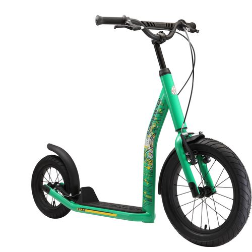 STAR SCOOTER Tretroller Kinderroller ab 8 Jahre | 16 Zoll New Gen Sport | Grün