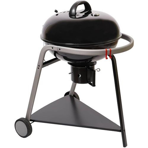 Holzkohlegrill Pyla mit dreieckiger Platte - L. 82 cm