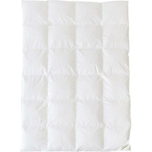 Bettwaren-Shop Daunendecke Zirbe extra leicht, Füllung: 65% Daunen, 25% Zirbe, 10% Federn 155x220 cm