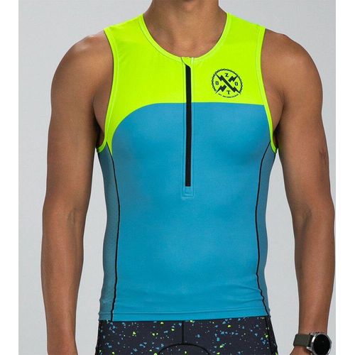 Zoot Ltd Tank ärmelloses Triathlon-trikot Blau L Mann Blau L