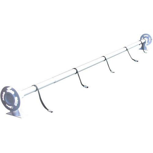 Gre Accessories Rollabdeckung Für Aufstellpools Weiß Weiß One Size