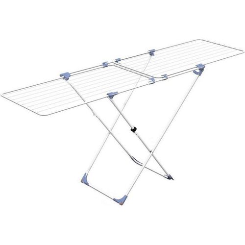 Wäscheständer Gimi Duo Edelstahl 209 x 60 x 97 cm Weiß Ausziehbar