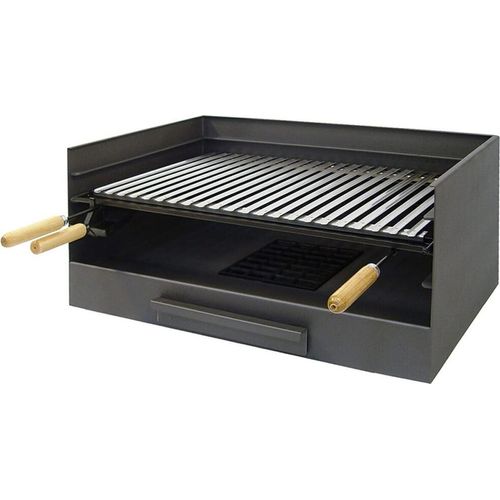 Grill Imex el Zorro Desktop Grill Holzkohle Schwarz Edelstahl 61 x 40 x 32 cm