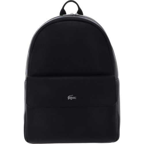 LACOSTE Freizeitrucksack Rucksack mit Laptopfach Backpack Noir schwarz