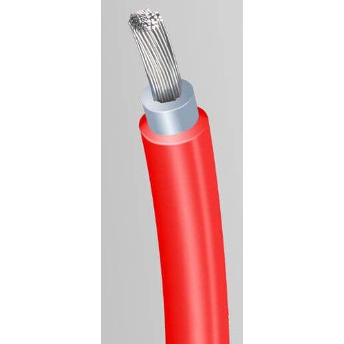 KABEL & LEITUNGEN-PV Solarkabel H1Z2Z2-K 6mm² rot 100m-Ring *0% MwSt. gem. §12 Abs. 3 UStG