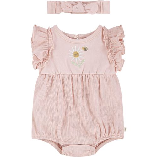 HUGGIES babywear Neugeborenen-Geschenkset, Strampler mit passendem Haarband, for GIRLS