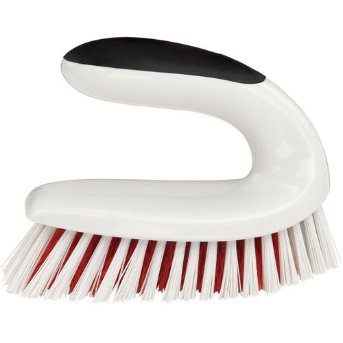 Reinigungsbürste OXO GOOD GRIPS, weiß, H:10,1cm L:12,7cm, Kunststoff, Reinigungsbürsten, Allzweck-Fugenbürste