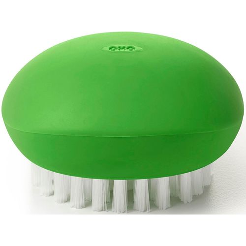 Reinigungsbürste OXO GOOD GRIPS, grün, B:5cm H:6,3cm L:8,3cm, Kunststoff, Reinigungsbürsten, Gemüsebürste/Nylonbürste