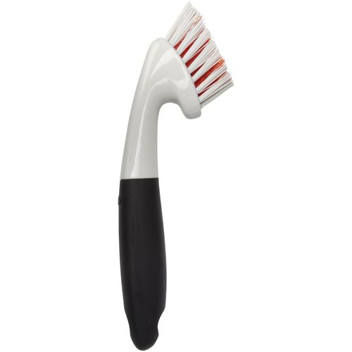 Reinigungsbürste OXO GOOD GRIPS, schwarz-weiß (schwarz und weiß), B:5cm H:25,4cm, Kunststoff, Reinigungsbürsten, Fugenbürste mit ergonomischem Griff
