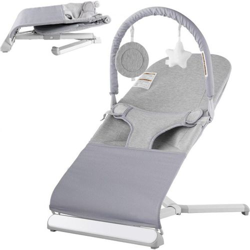 Babywippe Babyschaukel Schaukelsitz Babyliege 0-9 Monate - Robuste und sichere Schaukelsitzlösung - 685x410x600mm