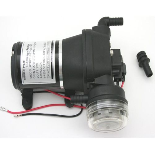 Membran Druckpumpe Wasserpumpe 12V 7L/min Wohnmobil Wohnwagen Caravan Camping Boot