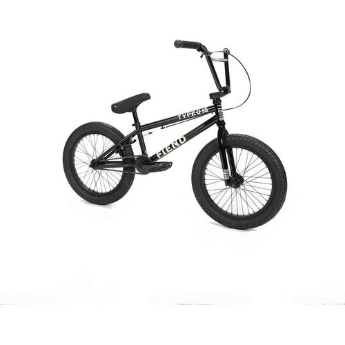 Fiend Type 0 18´´ 2022 Bmx Rad Schwarz Schwarz One Size