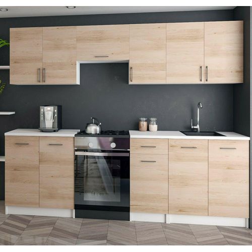 KÜCHE KÜCHENZEILE KÜCHENBLOCK MODERN 240 CM Einbauküche artisan