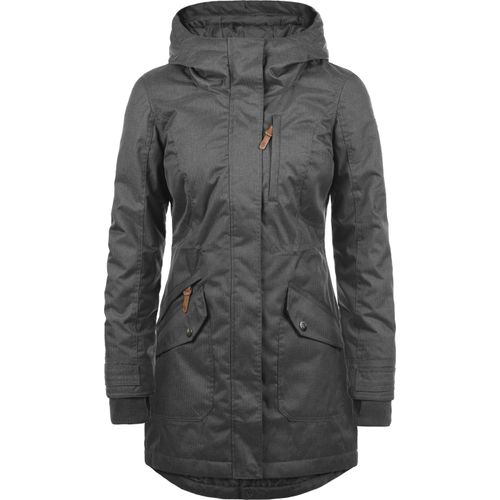 DESIRES Bella Damen Übergangsjacke Parka Mantel warme Jacke gefüttert mit Kapuze