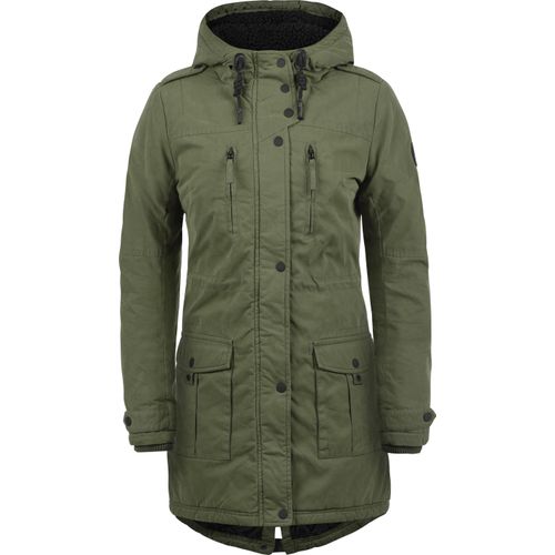 DESIRES Lotta Damen Jacke Parka Mantel warme Übergangsjacke gefüttert mit Kapuze und Teddyfutter