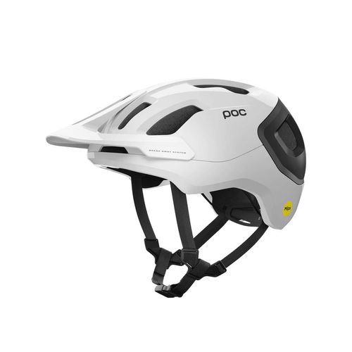 POC Fahrradhelm - AXION RACE MIPS - Schwarz/Weiß (55–58 cm)