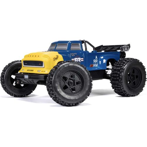 Arrma 1:8 Maßstab Notorious 6S V6 4x4 BLX Brushless Stunt Truck RTR - Blau