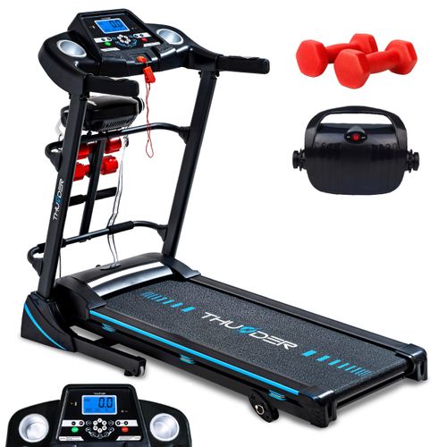 Laufband Thunder ICON-D-BLACK 115x42cm 17km/h FitShow klappbar Bluetooth