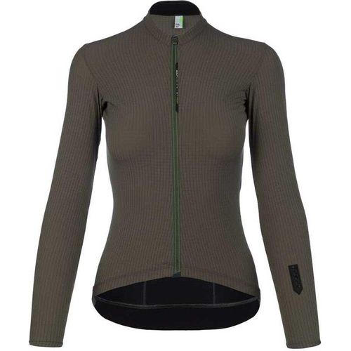 Q36.5 L1 Pinstripe X Langarm-trikot Grün L Frau Grün L