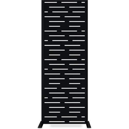 Set mit 3 Dekorplatten ARLBERG Schwarz H.160cm Vollmuster