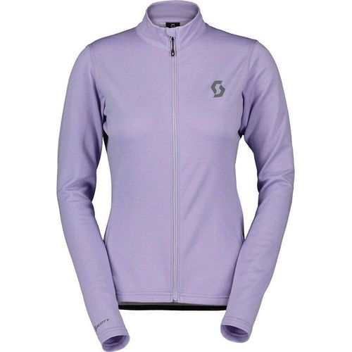 Scott Gravel Warm Merino Langarm-trikot Lila L Frau Lila L