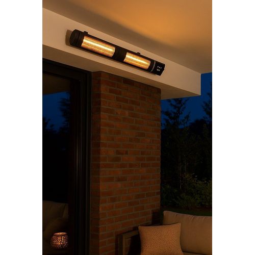 AVOID® Elektrischer Terrassenheizer T17-GR30B – Kompakter Heizstrahler – Heizt schnell & energieeffizient – 3000W – Schwarz