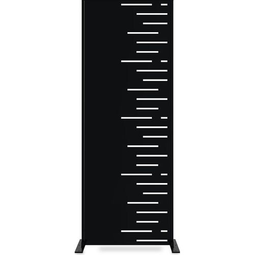 Set mit 2 Dekorplatten ARLBERG Schwarz H.160cm rechte Seite Muster