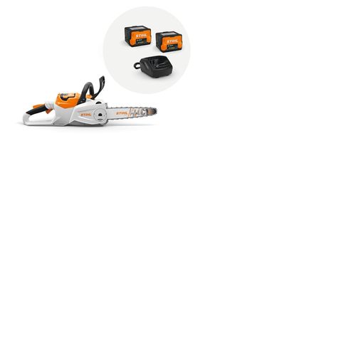 kettensäge STIHL MSA 80 C set mit 2x AK 30 S akku + ladagerät (Akku-Kettensäge MSA 80 - AK-System)