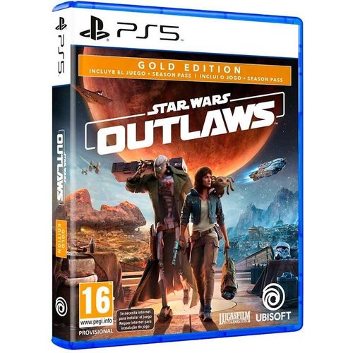 Playstation Games Ps5 Star Wars: Outlaws Gold Edition Durchsichtig Durchsichtig One Size