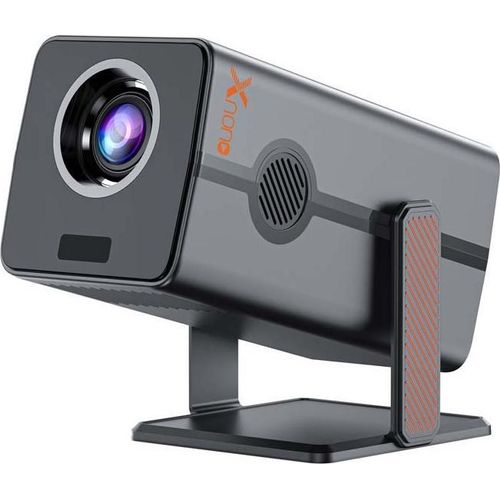 INF Handy-Projektor mit Stativ, 1080P, 2+16GB, Android 13, Schwarz, 4-teilig