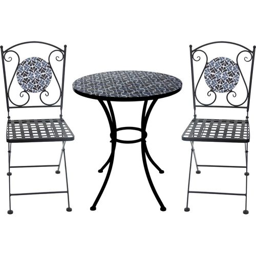 Tisch und 2 Stühle Celia Floral