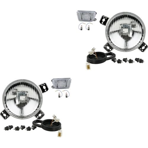 Johns, FernScheinwerfer Satz passend für VW Golf II 19E 08/87-12/1992 H3+Nebel+Leuchtm. 191941699B 191941700B 191941783B 191941784B