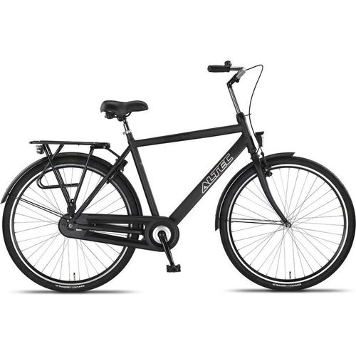 Altec Cityräder Herren Trend 28 Zoll 56 cm Herren Rücktrittbremse Mattschwarz